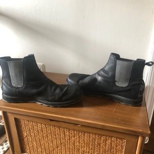 Sorel Black Leather Boots size 15